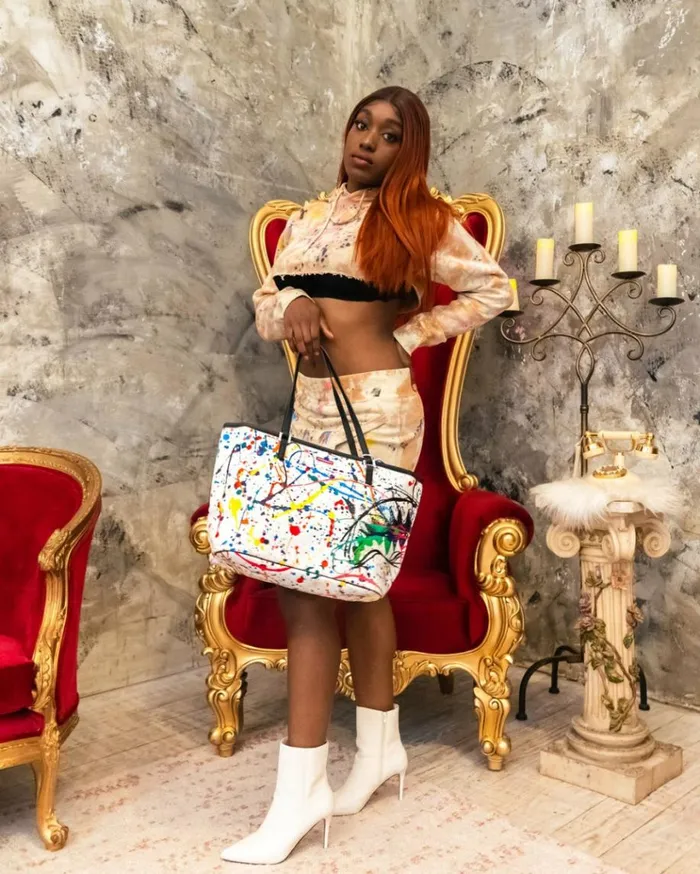 SPRAYGROUND AFTER DARK SPARK TOTE Bags