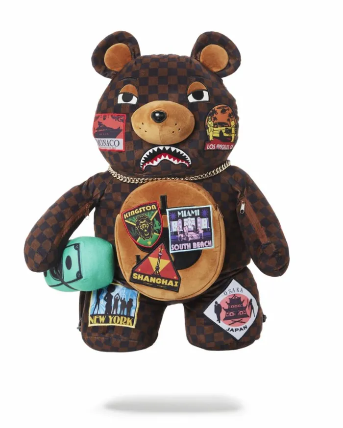 SPRAYGROUND GLOBAL MOGUL MONEYBEAR TEDDYBEAR BACKPACK Bags