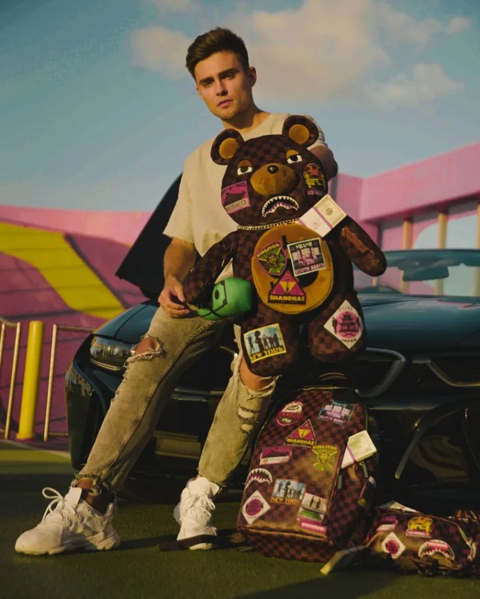 SPRAYGROUND GLOBAL MOGUL MONEYBEAR TEDDYBEAR BACKPACK Bags