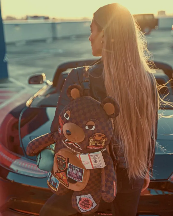 SPRAYGROUND GLOBAL MOGUL MONEYBEAR TEDDYBEAR BACKPACK Bags