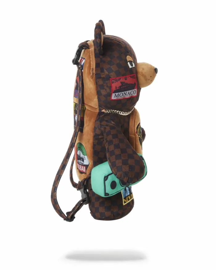 SPRAYGROUND GLOBAL MOGUL MONEYBEAR TEDDYBEAR BACKPACK Bags