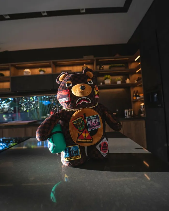 SPRAYGROUND GLOBAL MOGUL MONEYBEAR TEDDYBEAR BACKPACK Bags