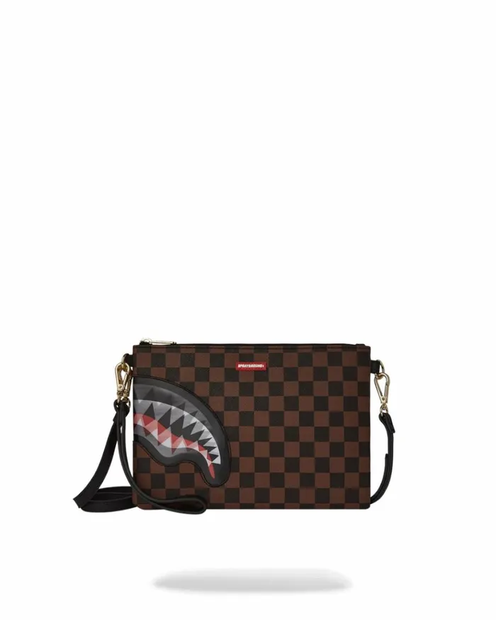 SPRAYGROUND LENTICULAR EFFECTS CROSSOVER CLUTCH W SHOULDER STRAP Bags