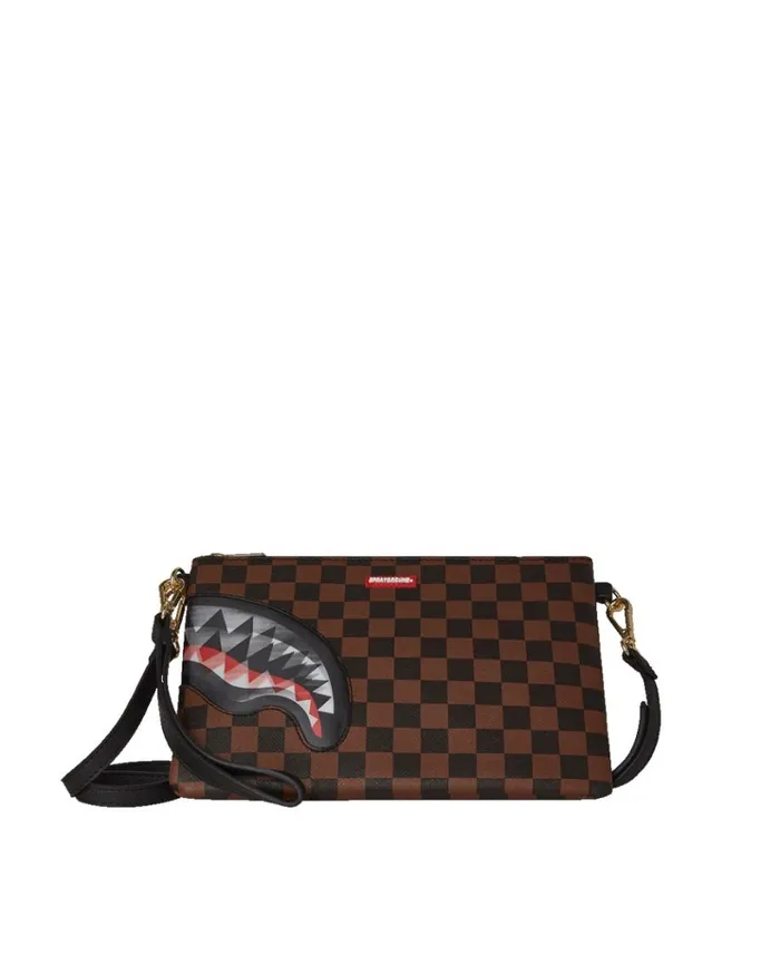 SPRAYGROUND LENTICULAR EFFECTS CROSSOVER CLUTCH W SHOULDER STRAP Bags