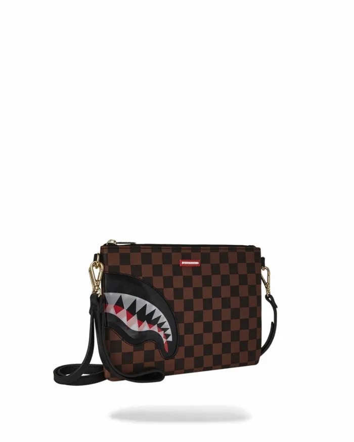 SPRAYGROUND LENTICULAR EFFECTS CROSSOVER CLUTCH W SHOULDER STRAP Bags