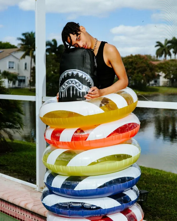 SPRAYGROUND METALLIC TO THE TOUCH EXTRA DRIP BACKPACK Bags