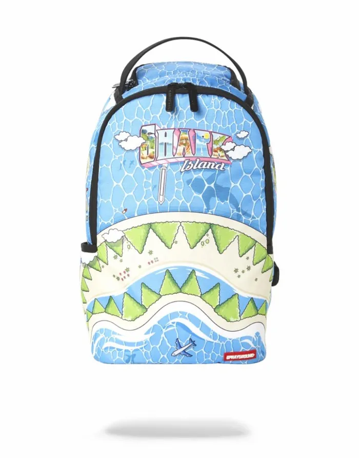 SPRAYGROUND MINI WELCOME TO SHARK ISLAND BACKPACK Bags