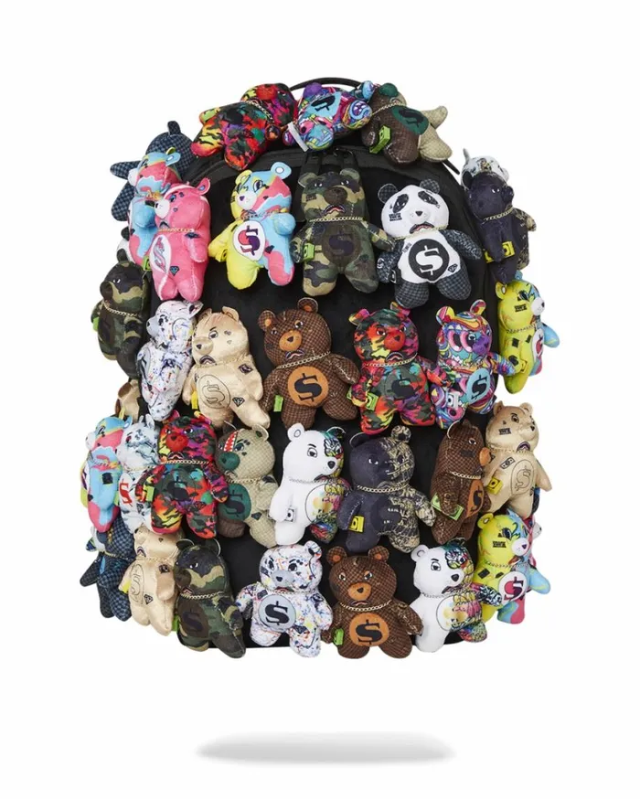 SPRAYGROUND PACK OF BEARS REAL PLUSH BEARS RUNWAY PIECE BACKPACK 8211 SUPER EXCLUSIVE Bags SPRAYGROUND PACK OF BEARS REAL PLUSH BEARS RUNWAY PIECE BACKPACK 8211 SUPER EXCLUSIVE Bags
