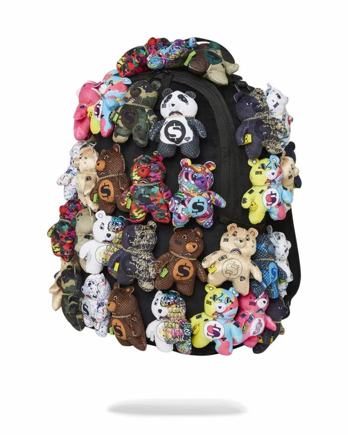 SPRAYGROUND PACK OF BEARS REAL PLUSH BEARS RUNWAY PIECE BACKPACK 8211 SUPER EXCLUSIVE Bags