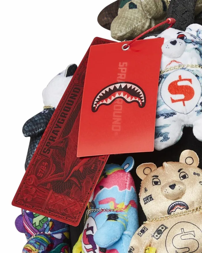 SPRAYGROUND PACK OF BEARS REAL PLUSH BEARS RUNWAY PIECE BACKPACK 8211 SUPER EXCLUSIVE Bags
