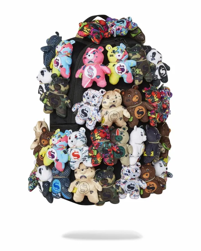 SPRAYGROUND PACK OF BEARS REAL PLUSH BEARS RUNWAY PIECE BACKPACK 8211 SUPER EXCLUSIVE Bags
