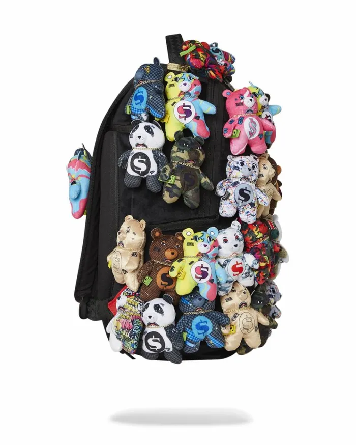 SPRAYGROUND PACK OF BEARS REAL PLUSH BEARS RUNWAY PIECE BACKPACK 8211 SUPER EXCLUSIVE Bags