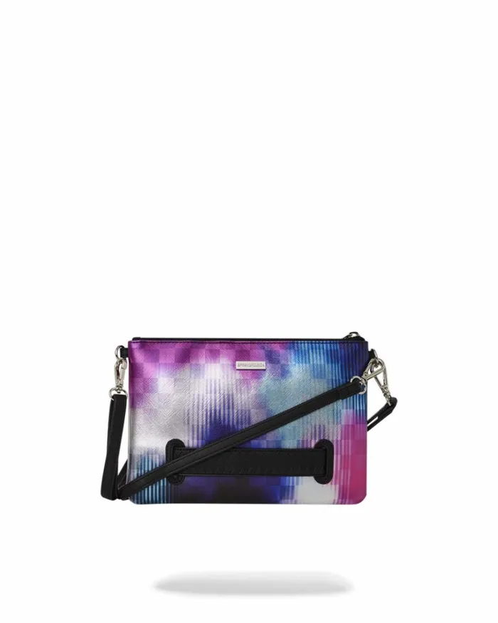 SPRAYGROUND SHARKCLUB ELECTRONICA CROSSOVER CLUTCH Bags