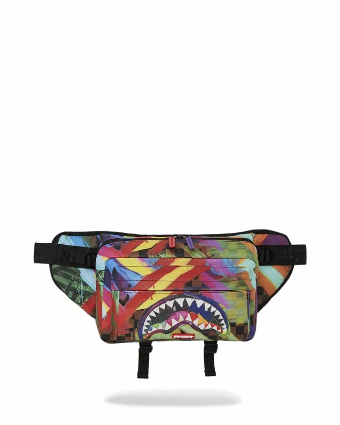 SPRAYGROUND SHARKS IN PARIS CITY STREAKS CARGO CROSSBODY Bags