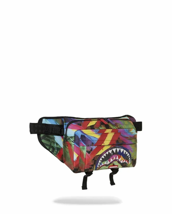 SPRAYGROUND SHARKS IN PARIS CITY STREAKS CARGO CROSSBODY Bags