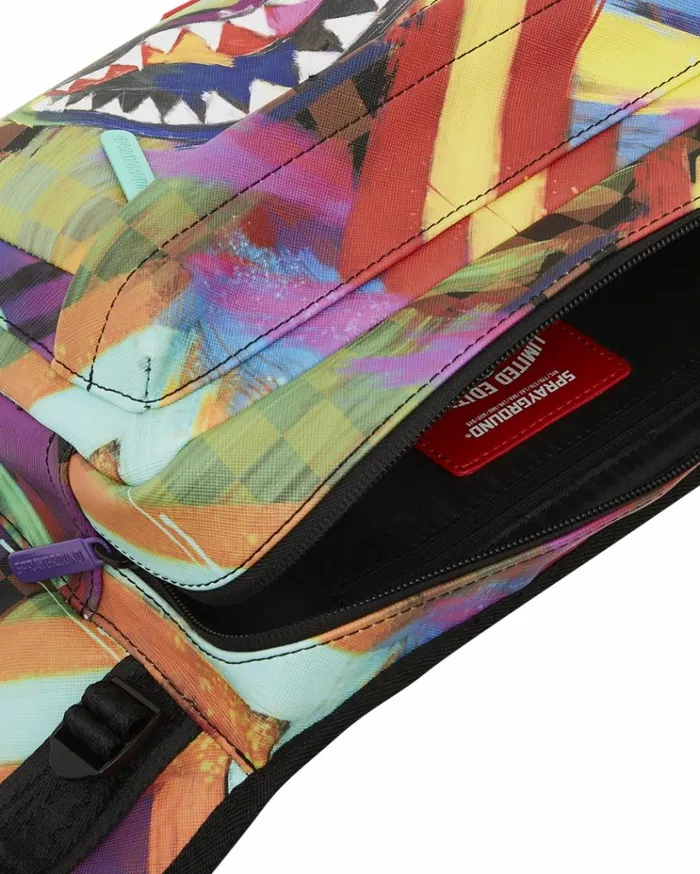 SPRAYGROUND SHARKS IN PARIS CITY STREAKS CARGO CROSSBODY Bags
