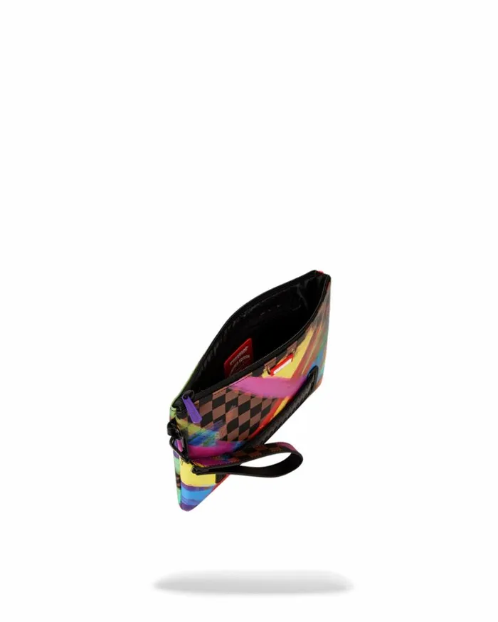 SPRAYGROUND SHARKS IN PARIS CITY STREAKS CROSSOVER CLUTCH Bags