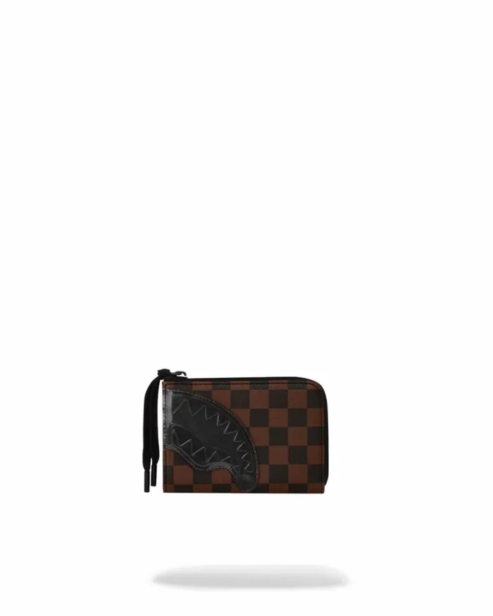 SPRAYGROUND SHARKS IN PARIS CLEAR FOR TAKEOFF ZIPOUT WALLET Bags