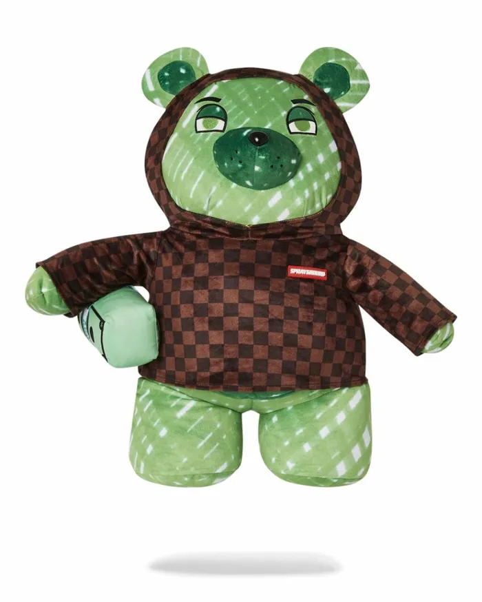 SPRAYGROUND SHARKS IN PARIS FADE AWAY HOODIE MONEYBEAR TEDDYBEAR BACKPACK Bags