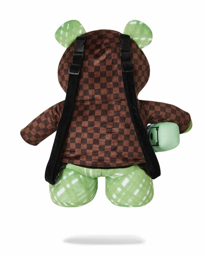 SPRAYGROUND SHARKS IN PARIS FADE AWAY HOODIE MONEYBEAR TEDDYBEAR BACKPACK Bags