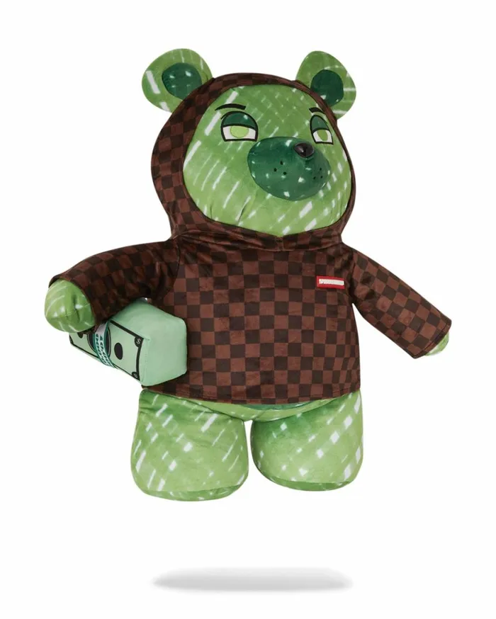 SPRAYGROUND SHARKS IN PARIS FADE AWAY HOODIE MONEYBEAR TEDDYBEAR BACKPACK Bags