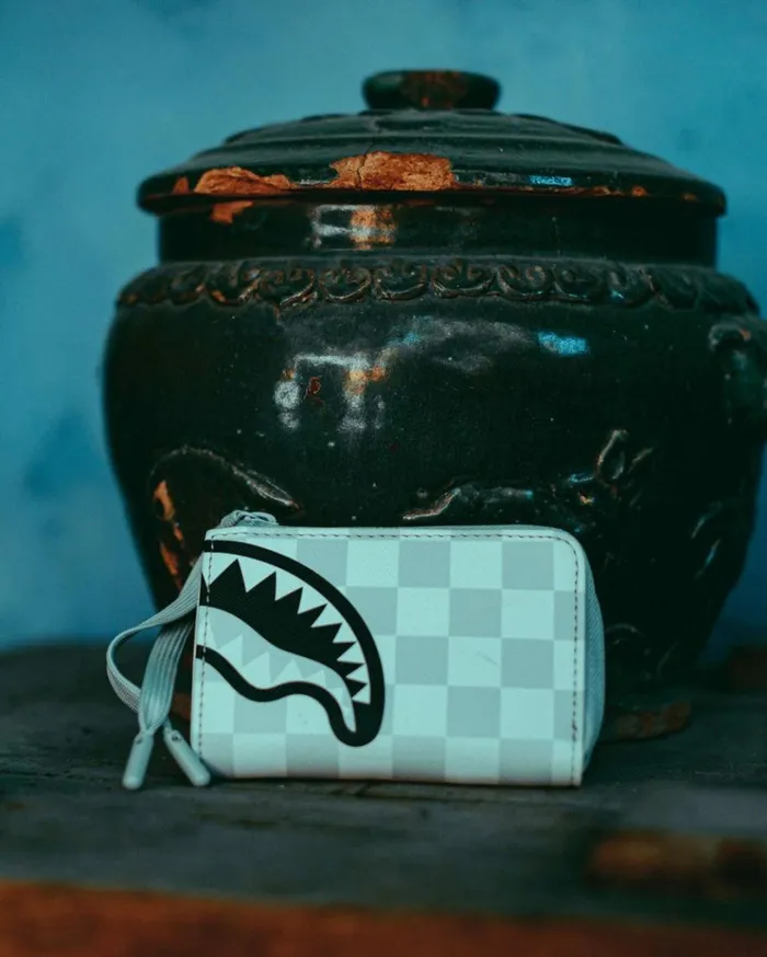 SPRAYGROUND SPLIT THE CHECK PEARL WALLET Bags SPRAYGROUND SPLIT THE CHECK PEARL WALLET Bags