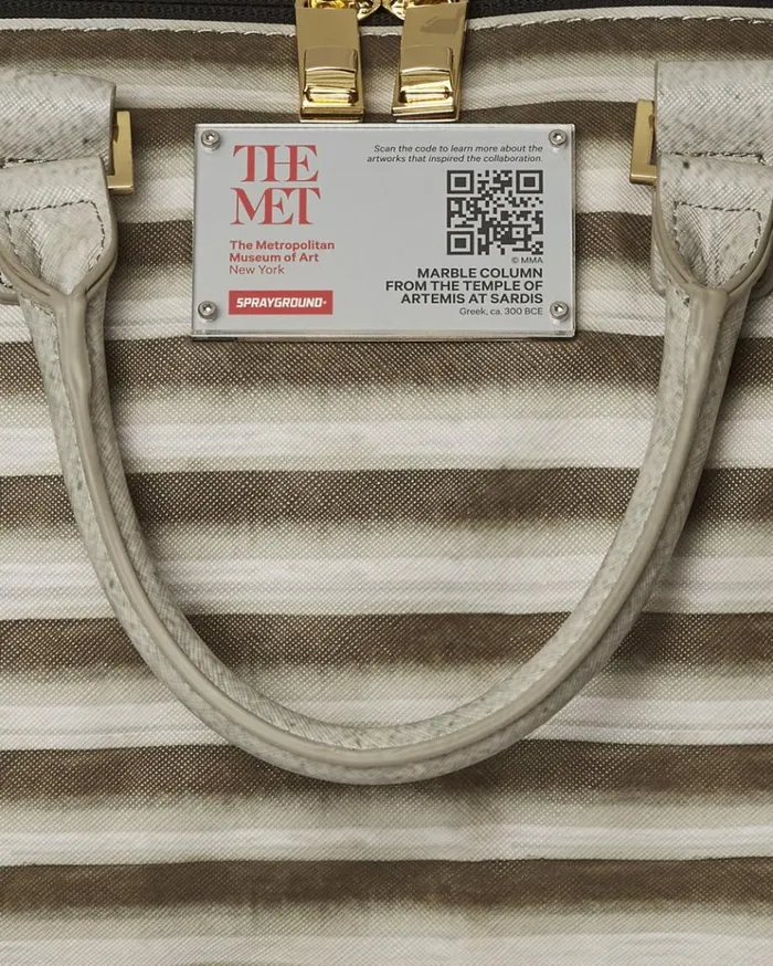 SPRAYGROUND THE MET GREEK TEMPLE OF SARDIS COLUMN DUFFLE Bags