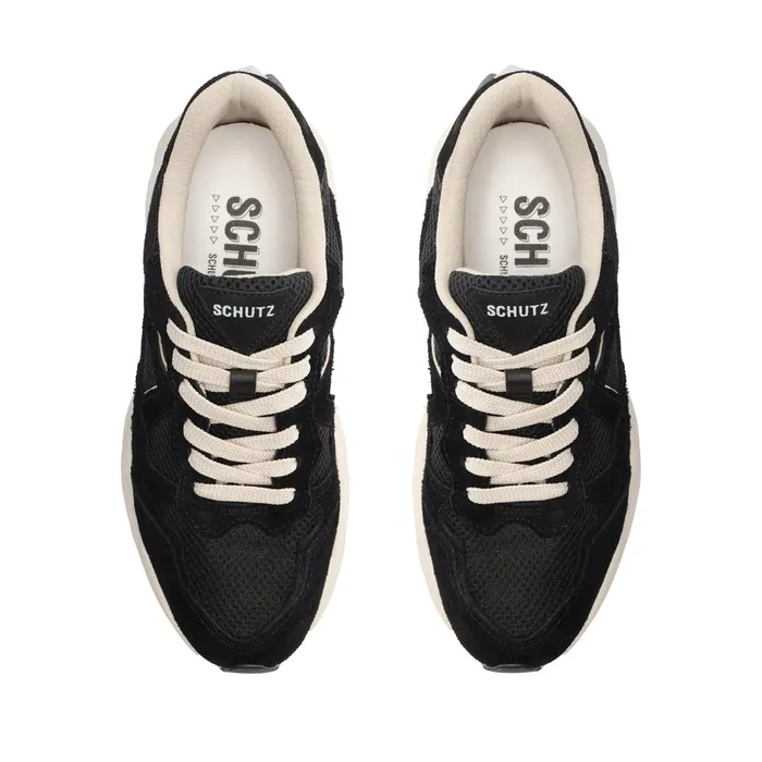 St2940 Suede Sneaker Black Women Schutz Shoes Sneakers St2940 Suede Sneaker Black Women Schutz Shoes Sneakers