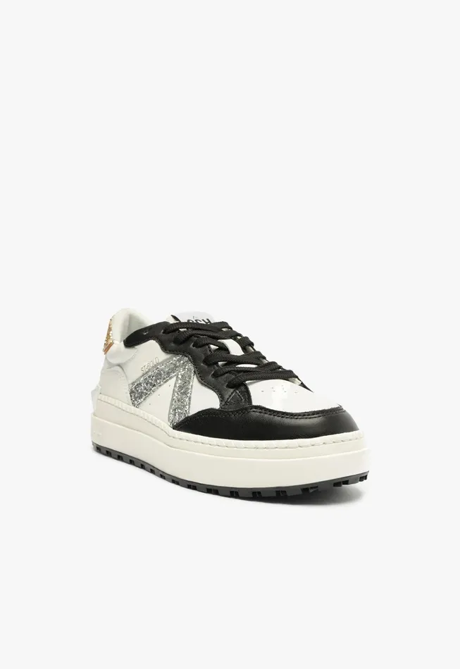 StBold Leather Sneaker White Women Schutz Shoes Sneakers