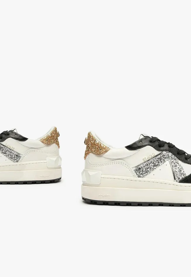 StBold Leather Sneaker White Women Schutz Shoes Sneakers