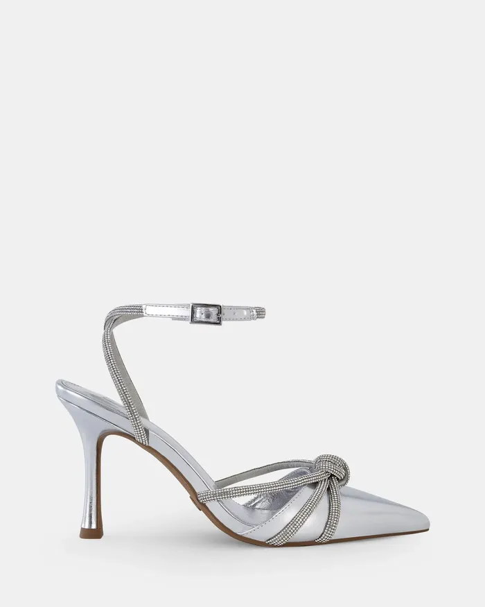 Stilettos Women PERSEPHONE SILVER Stilettos NOVO Shoes