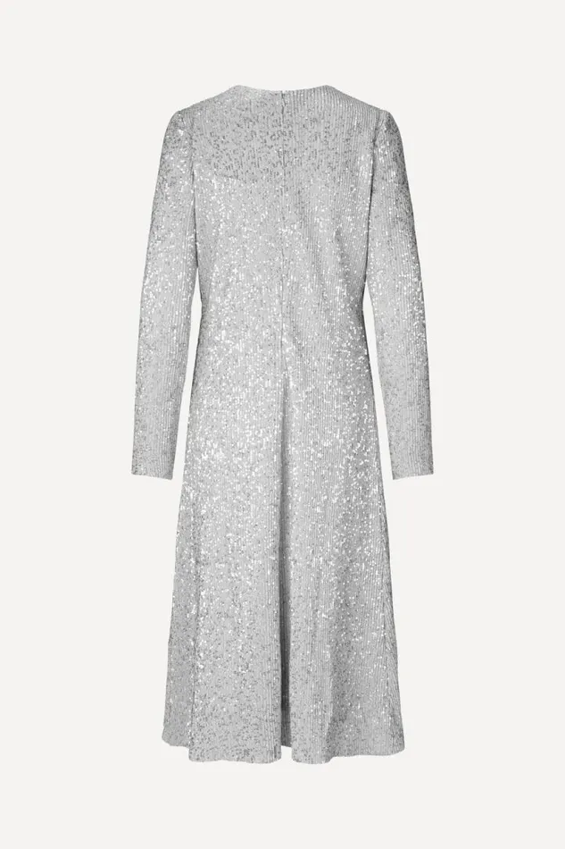 Stine Goya Dresses Celsia Dress 8211 Silver 8211 Women