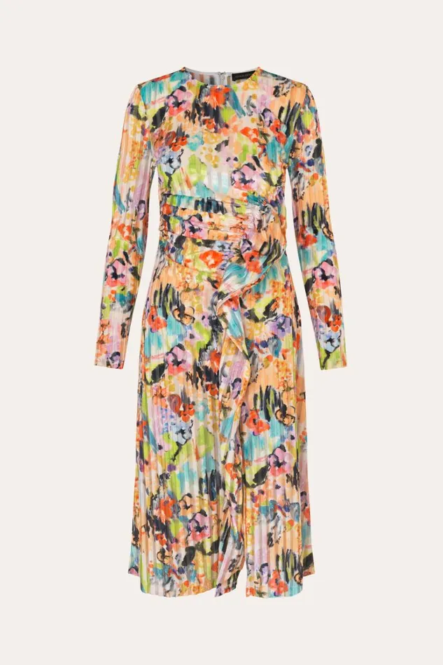 Stine Goya Dresses Gianni Dress 8211 Abstract Floral 8211 Women