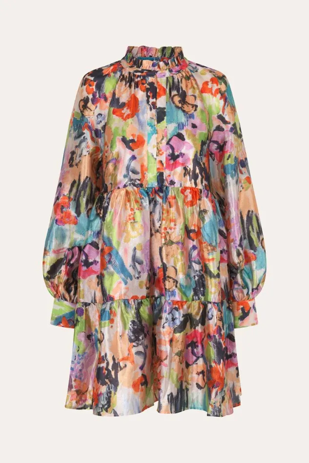 Stine Goya Dresses Jasmine Dress 8211 Abstract Floral 8211 Women