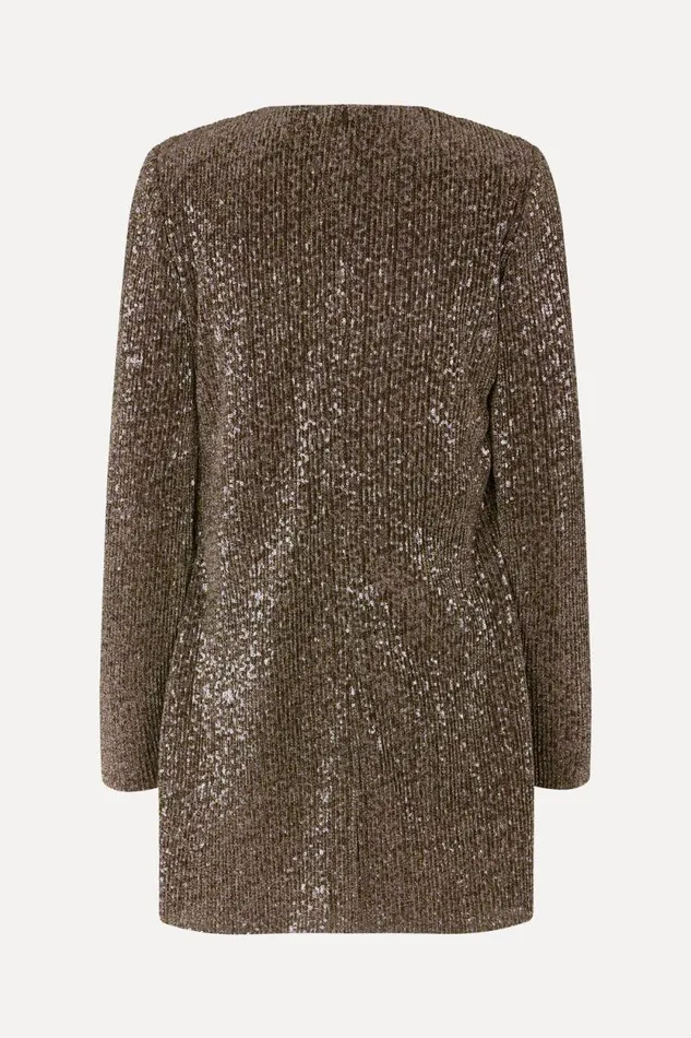 Stine Goya Dresses Odis Dress 8211 Holographic Sequin 8211 Women