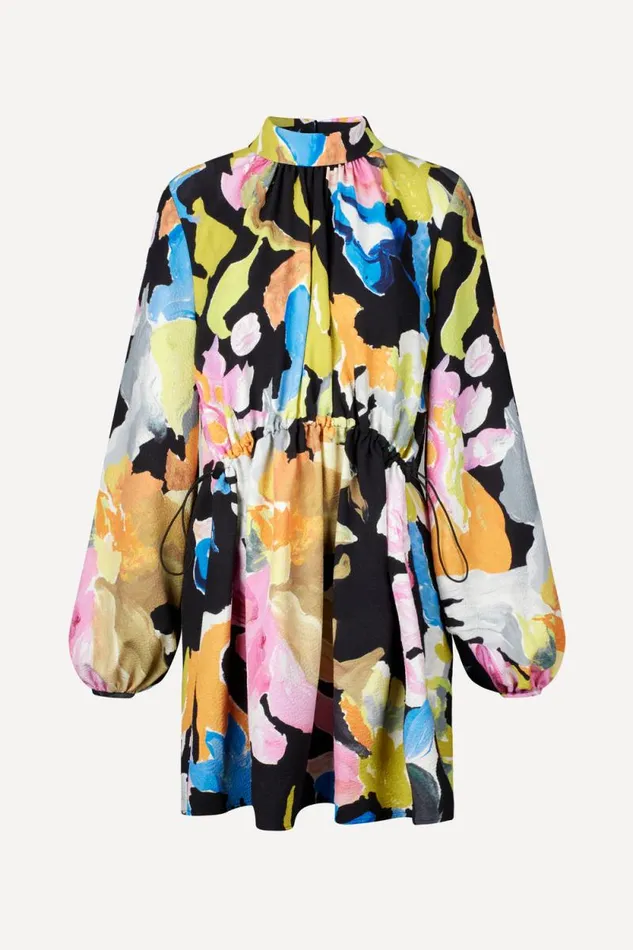 Stine Goya Dresses Rikke Dress 8211 Artistic Floral 8211 Women