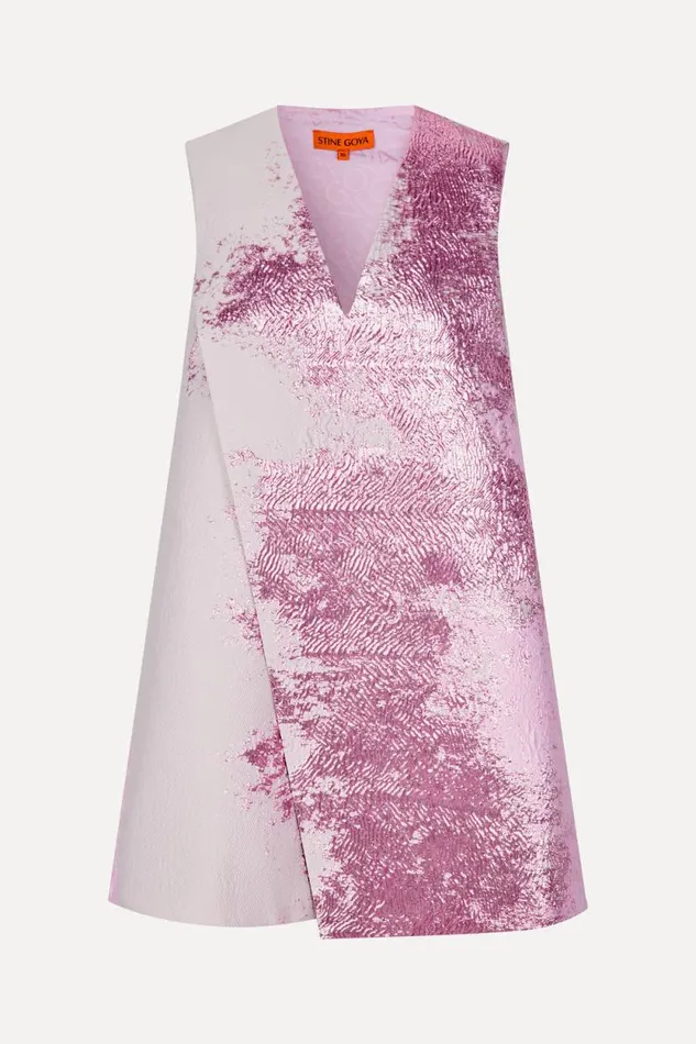 Stine Goya Dresses SGTamar Dress 8211 Impressionist Wild Rose Bloom 8211 Women