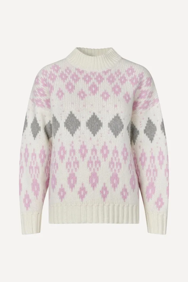 Stine Goya Knitwear Quest Sweater 8211 Beaded Fairisle 8211 Women