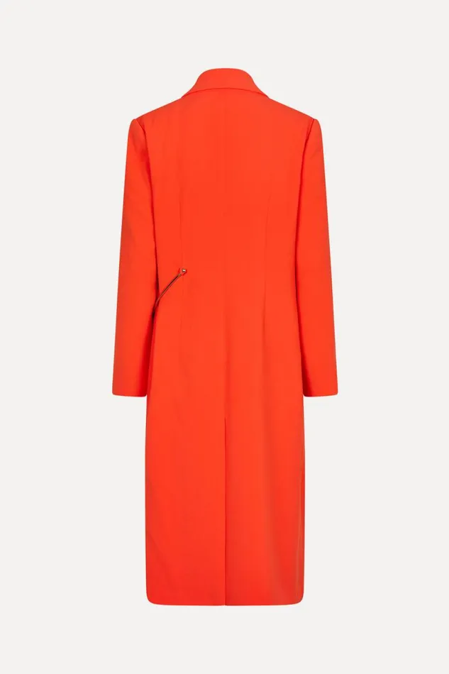 Stine Goya Outerwear SGJona Coat 8211 Tangerine Tango 8211 Women