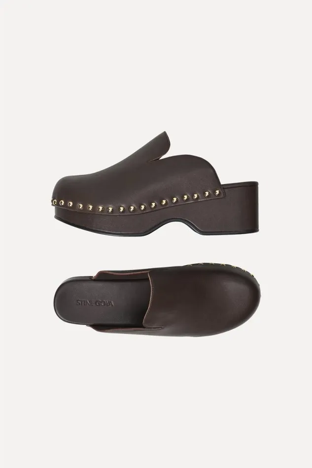 Stine Goya Shoes SGStockholm Clogs 8211 Chocolate 8211 Women