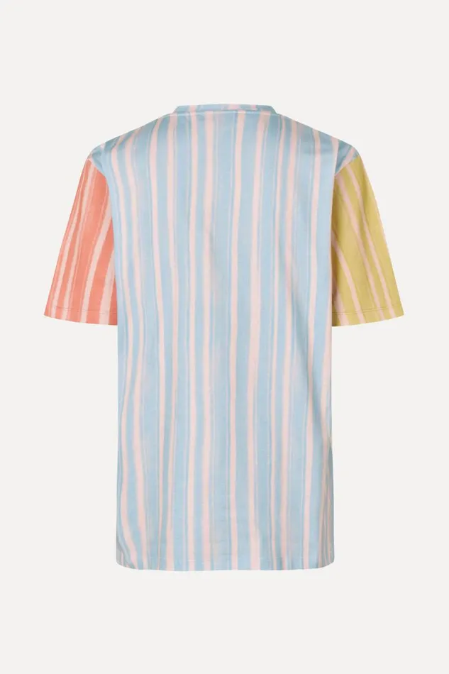 Stine Goya Tops and Shirts SGMargila Tshirt 8211 Summer Stripes 8211 Women