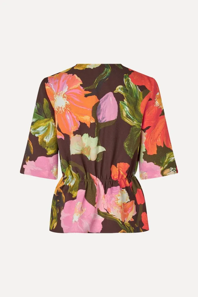 Stine Goya Tops and Shirts SGNaica Top 8211 Summer Night Poppies 8211 Women