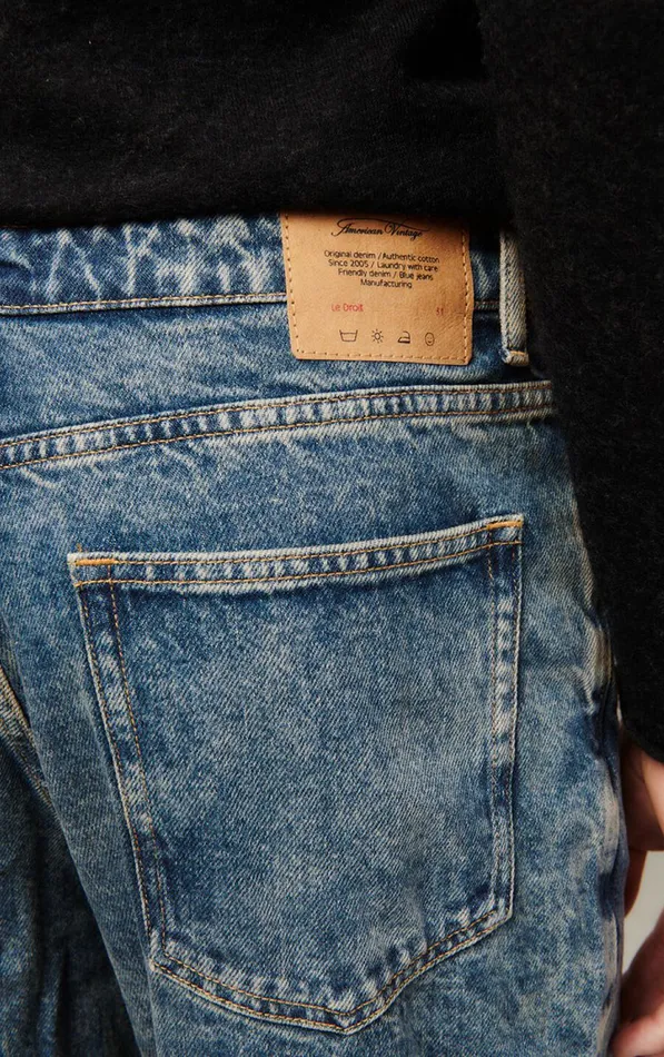 Straight Jeans Joybird Dirty Men American Vintage Jeans Straight Jeans Joybird Dirty Men American Vintage Jeans