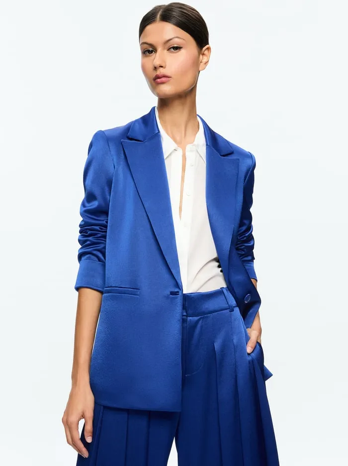 Suits Women Alice Olivia Denny Boyfriend Blazer Royal