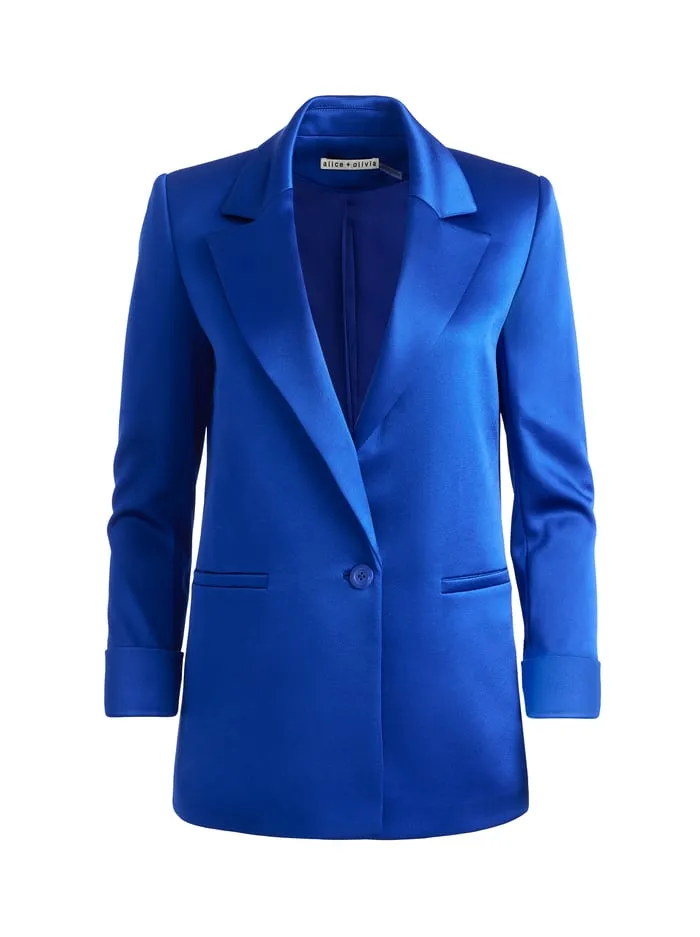 Suits Women Alice Olivia Denny Boyfriend Blazer Royal