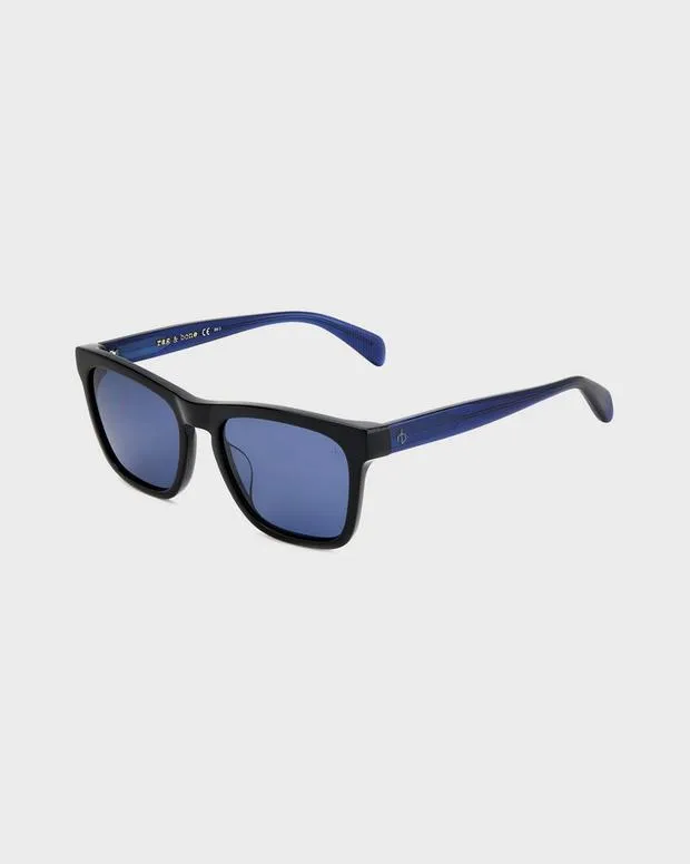 Sunglasses Men Rag and Bone Cameron Black