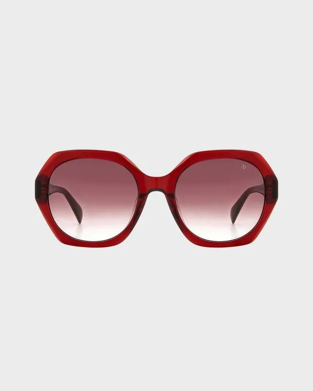 Sunglasses Women Rag and Bone Annalise Burgundy