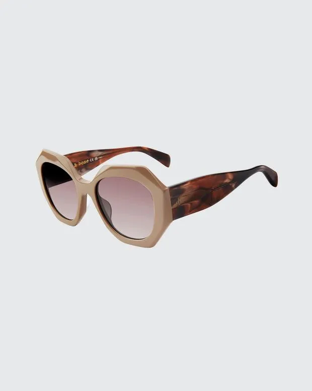 Sunglasses Women Rag and Bone Brandi Brown