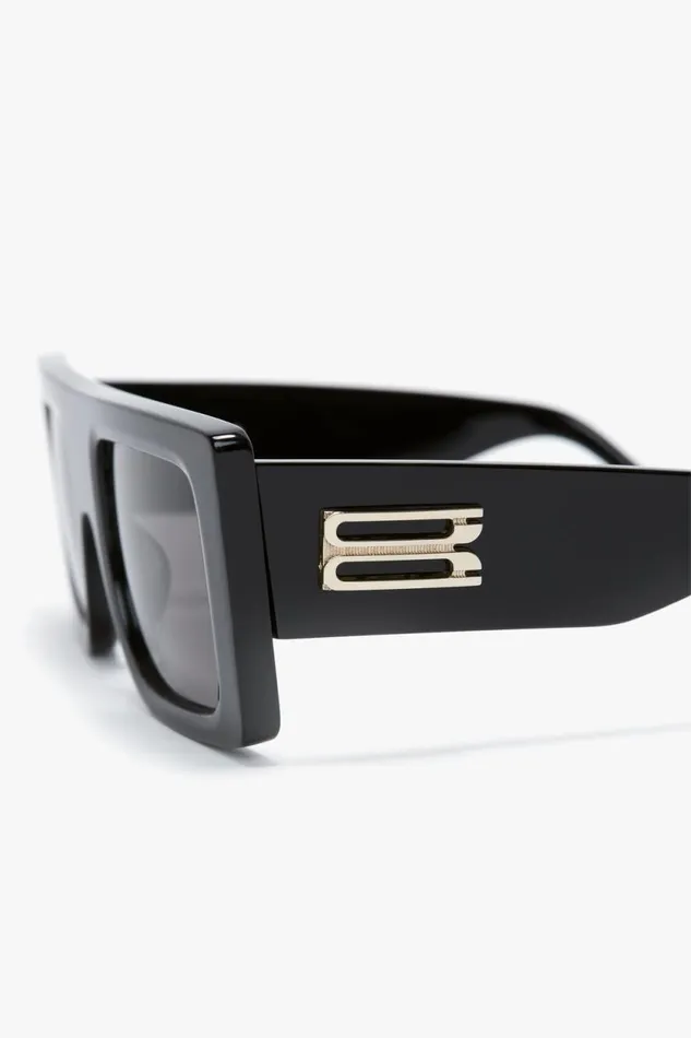 Sunglasses Women Victoria Beckham Oversized Frame Sunglasses In Black