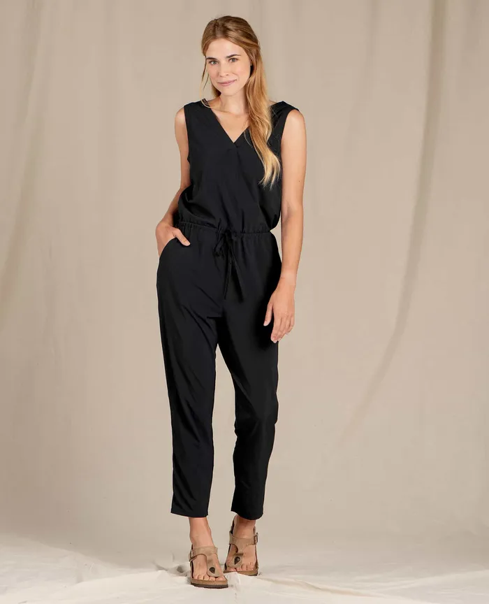 Sunkissed Liv Sleeveless Jumpsuit Black Dresses ToadandCo Women8217s